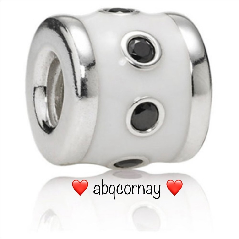 Pandora 790482EN12 White Enamel Promise Charm
